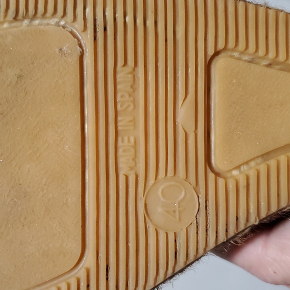 Gaimo Made In Spain Genuine Suede Espadrille Wedge In Coral Size 40 Or 9.5 - Picture 10 of 12